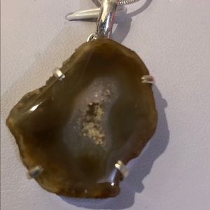 Pendant Solar Quartz Druzy Multicolor #7